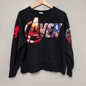 Disney MARVEL Avengers Women’s Cropped Sweatshirt Size Medium